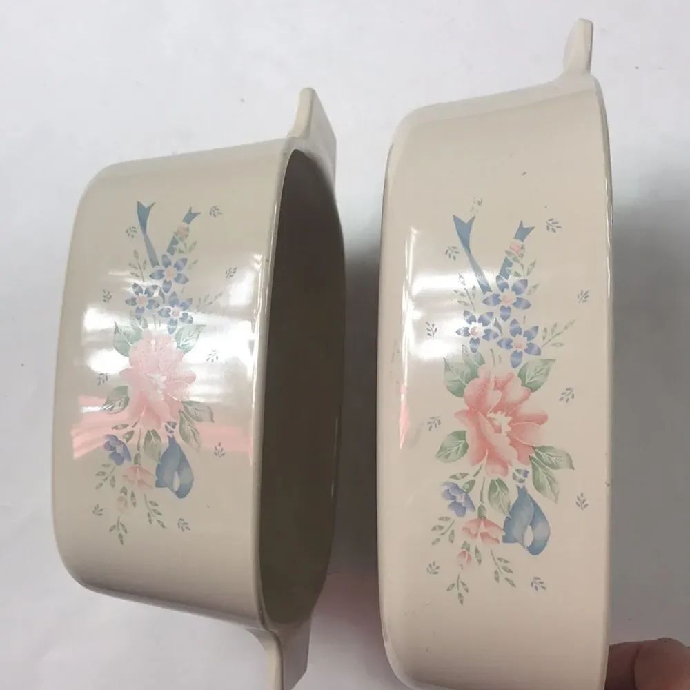 VTG,CORNING WARE BOLS SET TWO PECES